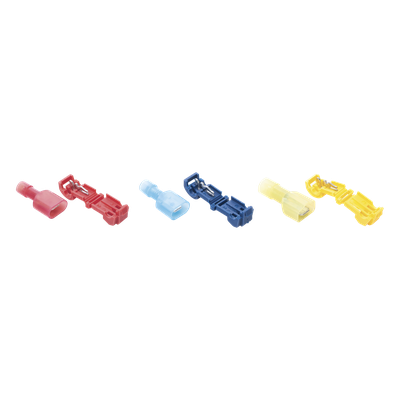 CT-T123 - Kit Conectores T-Tap / 120 Piezas / 3 Calibres AWG / Cobre Estañado / Sin Corte de Cables / -10°C a 70°C