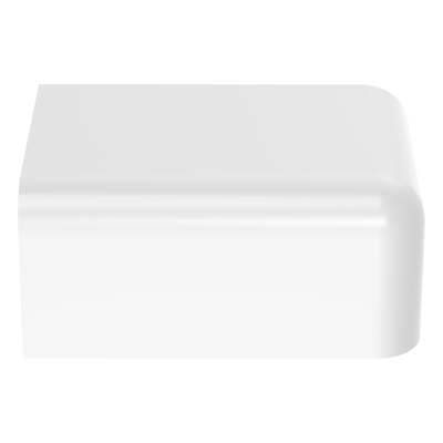 ECF10WH-X - Tapa Final, para uso con canaleta LD10, material ABS, Color Blanco
