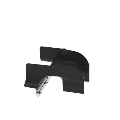 PWBSPJ4BL - Panduit Bajada de cables para charola wire basket / 4 in / Control de radio de curvatura