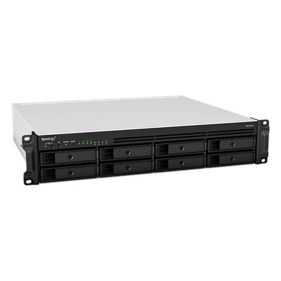 RS1221RP+ - Synology Servidor NAS Rack / 8 Bahías Expandible a 12 / CPU AMD Ryzen V1500B RS1221RP+