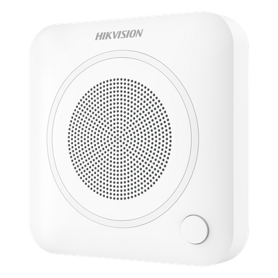 DS-PS403I-WB - Hikvision Sirena Inalámbrica Interior / 105 dB / Audio Intercom 85 dB DS-PS403I-WB