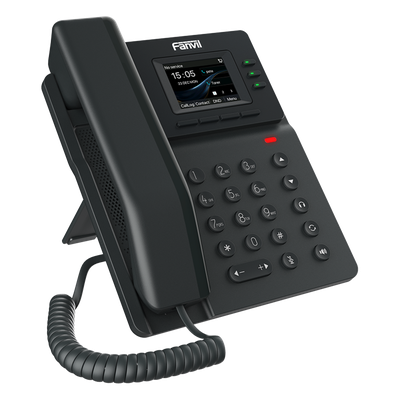 V60P - Teléfono IP Empresarial / 4 Líneas SIP / Pantalla LCD 2.4 Pulgadas Color / Conferencia 6 Vías / PoE 802.3af / Audio HD Opus