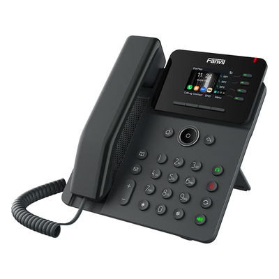 V61G - Teléfono IP Empresarial / 4 Líneas SIP / Pantalla Color 2.4" / Puertos Gigabit / PoE / Conferencia 6 Vías