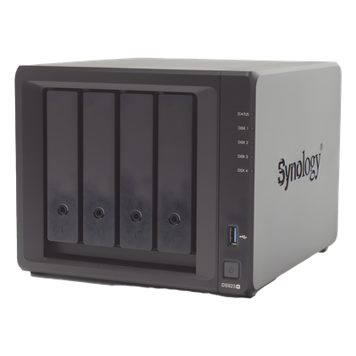 DS923PLUS - Synology Servidor NAS de 4 Bahías (Expandible a 9 Bahías) / Hasta 162 TB / Servicio Nube Gratis