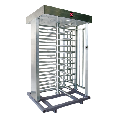 XT-100 - Torniquete de Cuerpo Completo / 4 Ejes de Seguridad / Acero Inoxidable 304 / Interior/Exterior / 25 Personas/min / Bidireccional / 110 VCA