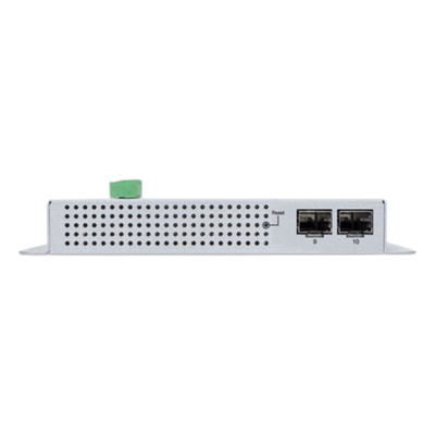 WGS-5225-8P2SV - Switch Industrial / 8 Puertos Gigabit PoE+ / 2 Puertos SFP 2.5G / Pantalla Táctil LCD / IP30 / -20 a 70°C / 240W PoE