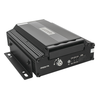 XMR401NAHDS - DVR Móvil / 4 Canales AHD 2 Megapixel + 1 Canal IP / H.265 / Chip IA Embebido / ADAS y DSM / 4G / WiFi / GPS / HDD hasta 2 TB / -40 °C a 70 °C (-40 °F a 158 °F)