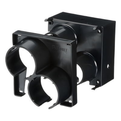 FIDT4X4LBL - Panduit Tapa de Salida para Tubo Corrugado / 1.5 in (38 mm) / Para Canaleta 4x4 FIDT4X4LBL