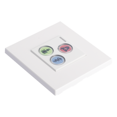 NX0394 - Ibernex Módulo de Botones para Sistema de Llamadas / 3 Teclas Iluminadas / Retroalimentación