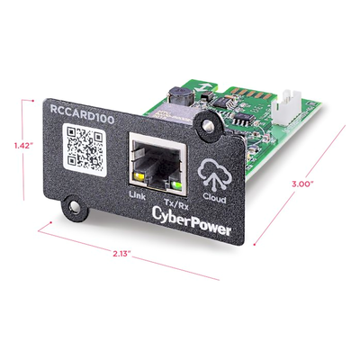 RCCARD100 - CyberPower RCCARD100 adaptador y tarjeta de red Interno Ethernet 100 Mbit/s