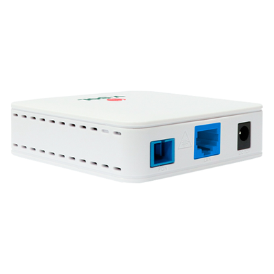 V2801Q - ONU Bridge Dual / GPON-EPON / 1 Puerto SC/UPC / 1 Puerto LAN 2.5G / 82x82x25 mm / 0.27x0.27x0.08 ft