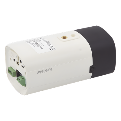 XNB-6000 - Cámara de red tipo box / 2 MP / WDR 150 dB / H.265 & WiseStream II / Estabilización digital / Detección facial / Doble microSD 512 GB