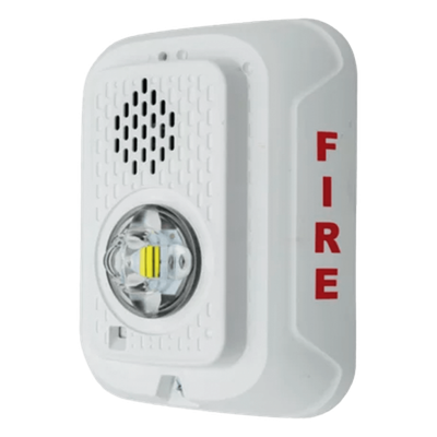 P2WLED - System Sensor Sirena con Estrobo LED / Montaje en Pared / 2 Hilos P2WLED