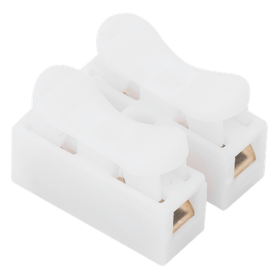 PCON2 - Conector Push / 2 Contactos / 250V / 10A / -40°C a 100°C / Cables 0.5-3.5 mm² / Material Antiflama