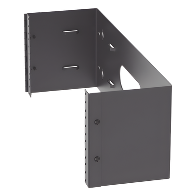 WBH4 - Rack Abierto de Pared con Bisagras / 4 UR / 19 in / Profundidad 159 mm (6.26 in) / Carga 18 kg (40 lb) / Bajo Perfil