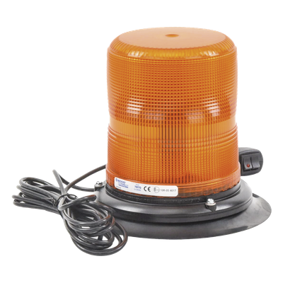 X7970A-VM - Baliza LED de Advertencia / 7 Pulgadas / Ámbar / SAE Clase I / 11 Patrones de Destello / 12-24 VDC / Montaje Magnético