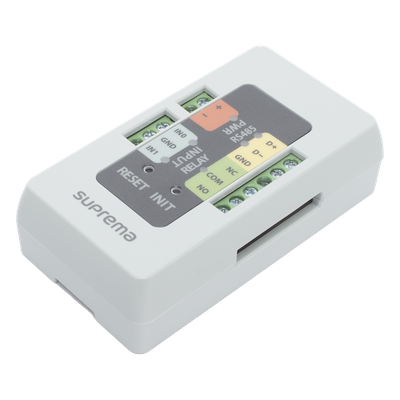 SIO2 - Suprema Módulo de Conexión Segura / RS-485 / Entrada Sensor de Puerta SIO2