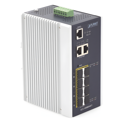 IGS-10080MFT - PLANET IGS-10080MFT switch Gestionado Gigabit Ethernet (10/100/1000) Azul, Blanco