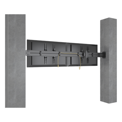 LFWW2X1U - Epcom Industrial Sistema de Montaje en Pared / Rieles 2000 mm (78.7 ft) / Estructura Modular