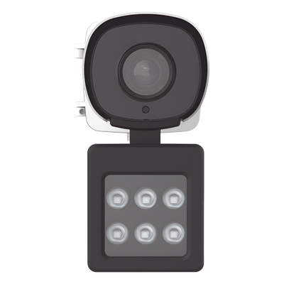 TS4466-X4RWE-W - Cámara Bala IP / LPR con IA en Tiempo Real / 90 fps / IR/Blanca 70 m (229.7 ft) / Starvis 0.002 Lux / Super WDR 140 dB / IP67