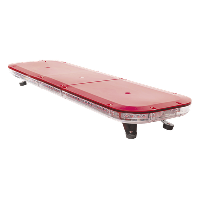 X67R - Barra de luces LED de 47" con 86 LED de alta potencia, color rojo, ideal para equipar ambulancias y unidades de bomberos