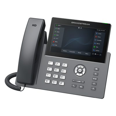 GRP2670 - Grandstream Networks GRP2670 teléfono IP Negro 12 líneas TFT Wifi
