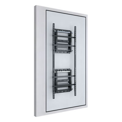 EMVW1600 - Soporte Estructural Modular para Pantallas | Altura Ajustable de 200 mm a 1600 mm | Ancho 600 mm | Profundidad 134 mm a 300 mm | Diseño Metálico| Comp