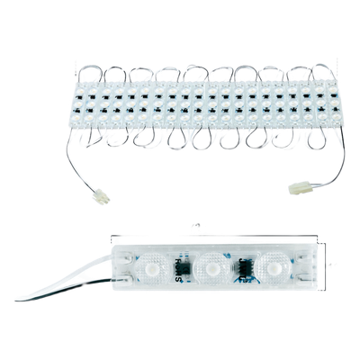 JUML-2936-C - Módulo LED Resistente a Intemperie / 4500 Lúmenes / 110V / Luz Cálida 2 700 K / Hasta 20 Módulos en Serie / No Requiere Transformador.