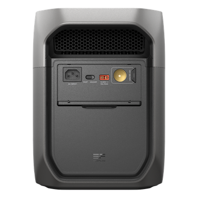 EFDL3M - Estación de Energía Portátil EcoFlow DELTA 3 MAX, 2048Wh, Batería LiFePO4, Salida 2400W (Surge 4800W)