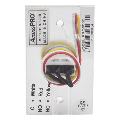 PRO800B - Accesspro Botón de Petición de Salida / Aluminio / ≤24 VDC PRO800B