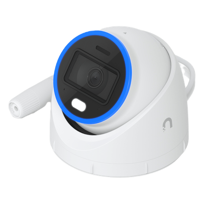 UVC-AI-TURRET-W - Cámara IP Turret / 4K 8 Megapixel / Ángulo Ultra-Ancho 109.9° / IR 40 m (131.2 ft) / AI Reconocimiento Facial y de Matrículas / LED Visión Nocturna a Color / Audio Bidireccional / IP66 IK08 / PoE+
