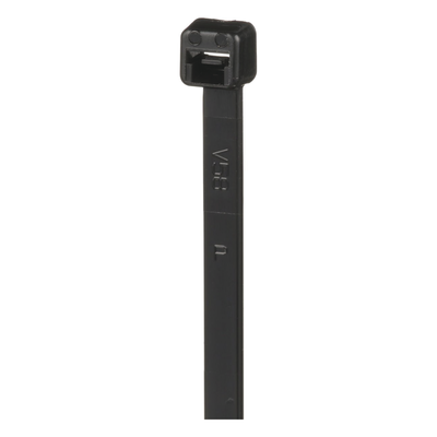 PLT2S-M0 - Cincho de Bloqueo / 188 mm (7.4 in) / 4.8 mm / Nylon 6.6 / Resistente a UV / Paquete 1000 pz