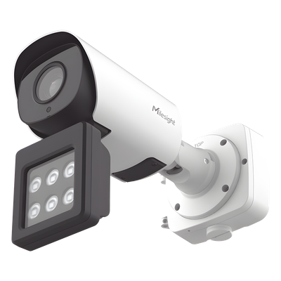 TS4466-X4RWE-W - Cámara Bala IP / LPR con IA en Tiempo Real / 90 fps / IR/Blanca 70 m (229.7 ft) / Starvis 0.002 Lux / Super WDR 140 dB / IP67