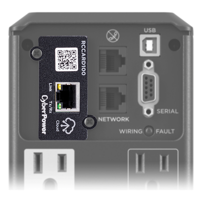 RCCARD100 - CyberPower RCCARD100 adaptador y tarjeta de red Interno Ethernet 100 Mbit/s