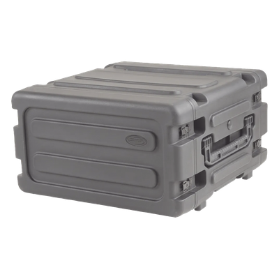 3SKB-R04U20W - SKB 20" Deep 4U Roto Shockmount Rolling Rack caja para equipo Maletín con ruedas Negro