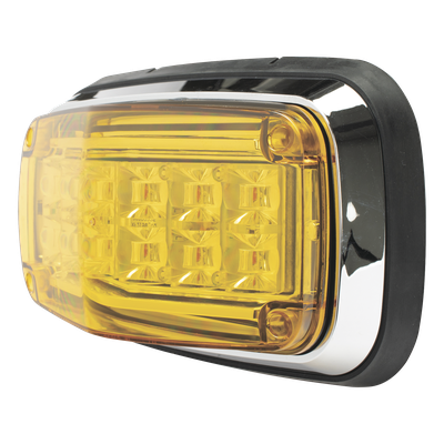XT1885A - Luz de Advertencia / 8 x 4 in / Ámbar / IP67 / 12-30 VCC / SAE J595 / ECE R65