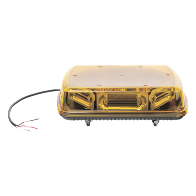 X1665AVM - Mini Barra de Señalización / 18 LEDs Ámbar / Hyperlux / 25 Patrones de Destello / 12 VCC / -40°C a 55°C (-40°F a 131°F)