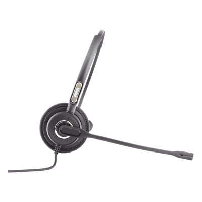 HT201 - Diadema monoaural con tecnología antishock para teléfonos IP FANVIL y Polycom con micrófono