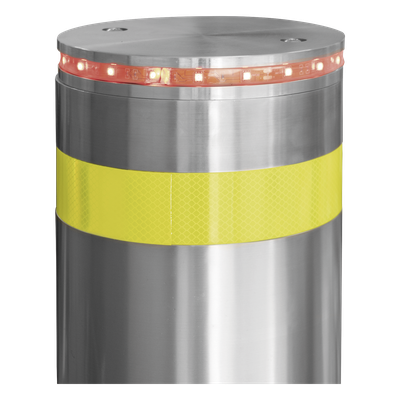 XB-220-HBL - Bolardo Hidráulico Antiembestida / 220 mm × 600 mm (0.72 ft × 1.97 ft) / Acero Inoxidable 304 / 200,000 J / Ciclo 4 s / 100 Ciclos/h