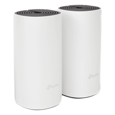 DECOE4-2PACK - TP-Link Deco E4 (2-pack) sistemas wi-fi mesh (wi-fi en malla) Sistema de malla Blanco, Gris LAN, WLAN Interno