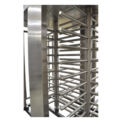 XT-200 - Torniquete de Cuerpo Completo / Doble Acceso / Acero Inoxidable 304 / 30 Personas/min / Interior/Exterior / 4 Ejes de Seguridad / 2.31 x 1.46 x 2.2 m (7.58 x 4.79 x 7.22 ft) / 800 kg (1763.7 lb)