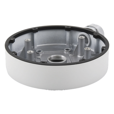 DS-1280ZJ-DM55 - Hikvision Caja de Conexiones para Cámara Domo / Aluminio / Ø155 mm × 36 mm (Ø6.1' × 1.42')