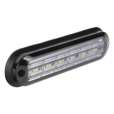 XLT1835RW - Luz Auxiliar LED / 6 LEDs Ultra Brillantes / IP67 / ECE R65 / SAE J595 Clase I / 142.6×36×14 mm (5.61×1.42×0.55 in)