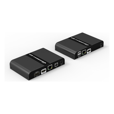 TT671KVM - Extensor KVM HDMI / 4K @ 30 Hz / 100 m (328 ft) / Cat 6/6A/7 / Cero Latencia / Salida Loop / Control Multi-KVM vía Switch Gigabit / Hasta 253 Receptores