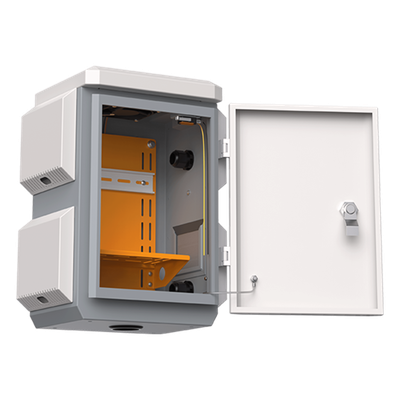 WI-IOTBOX01-V3 - Gabinete de Protección IP / Acero SPCC / 180 x 340 x 160 mm / IP55 / Rieles DIN / Montaje Vertical u Horizontal / 4 Placas Laterales Externas