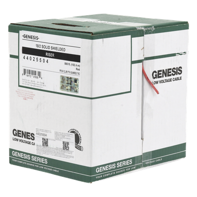 4402-5504 - Genesis Cable de Alarma / 2x18 AWG / Blindado 4402-5504