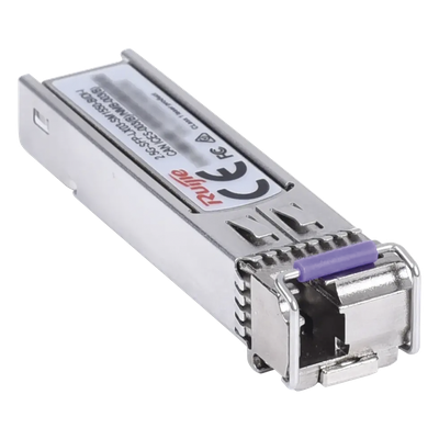 2.5G-SFP-LX03-SM1550-BIDI-I - Transceptor Lado (B) un Hilo BiDi SFP 2.5Gb LC Monomodo Tx 1550nm / Rx 1310nm, hasta 3km