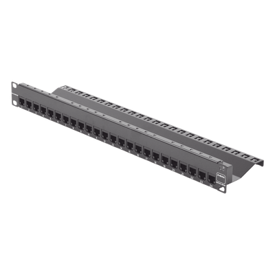 Z6AS-PNL-24K - Patch Panel / 24 Puertos / Blindado / Cat 6A / Plano / 1UR
