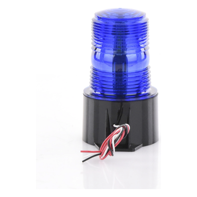 X62B - Mini Burbuja de LED / 12-80 VCC / IP66/67 / 3.9 x 4.9 in / SAE J845 Clase III / Azul