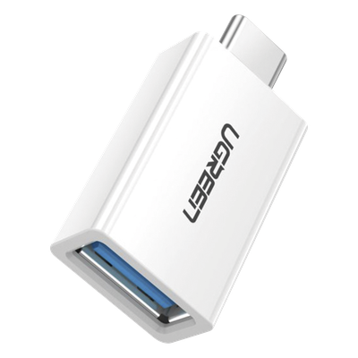 30155 - Ugreen 30155 cambiador de género para cable USB-A USB-C Blanco